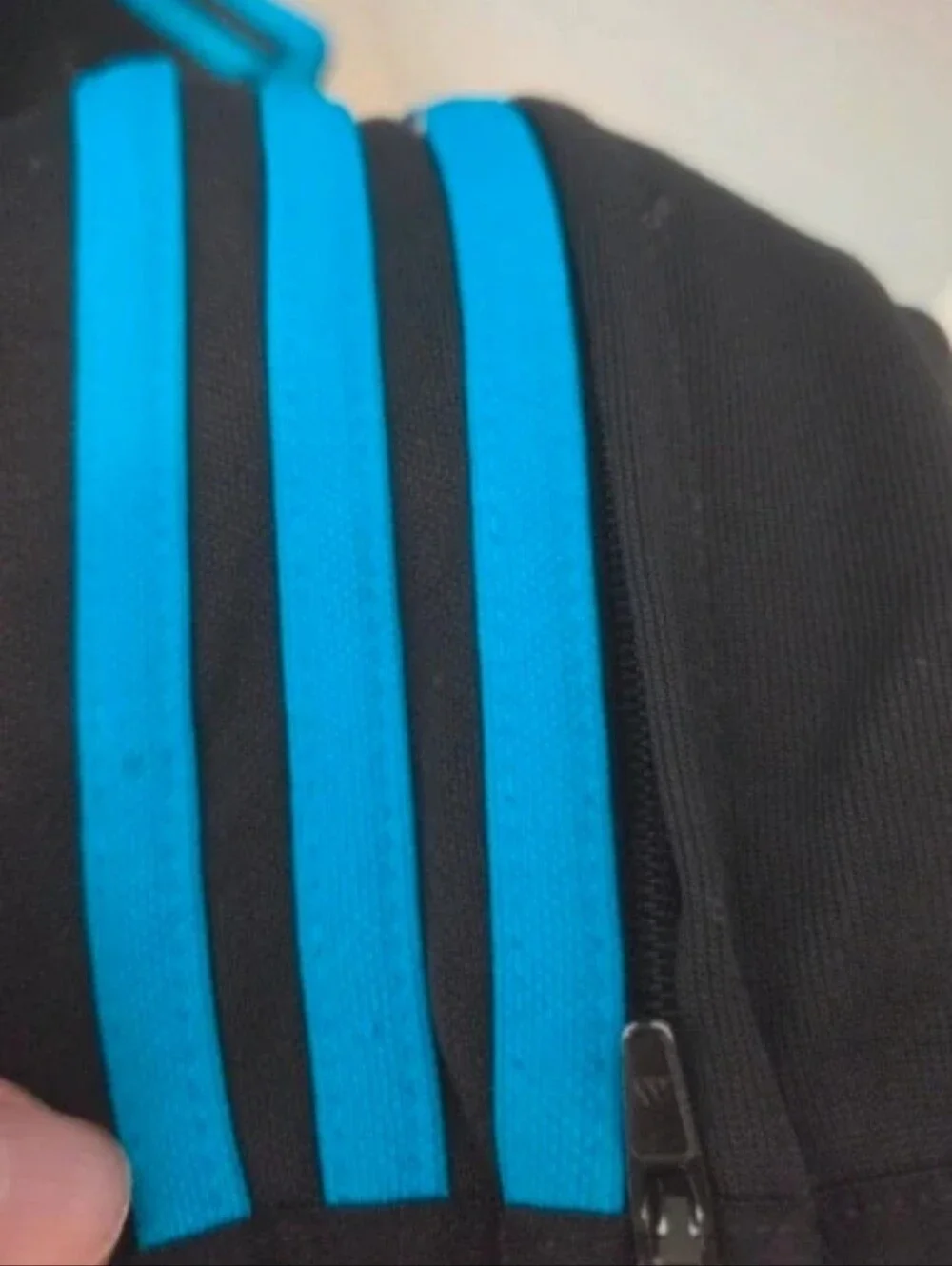 adidas Tiro Climacool Track Pants Black Cyan Blue Zip Ankle Soccer Women's